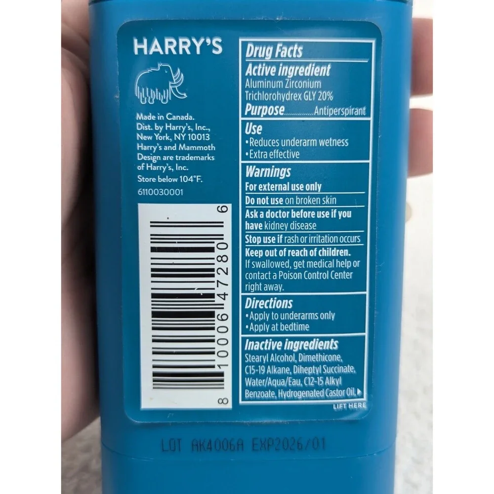 Harry's - Redwood - Men's - Antiperspirant Deodorant - 2.5oz - 3 pack